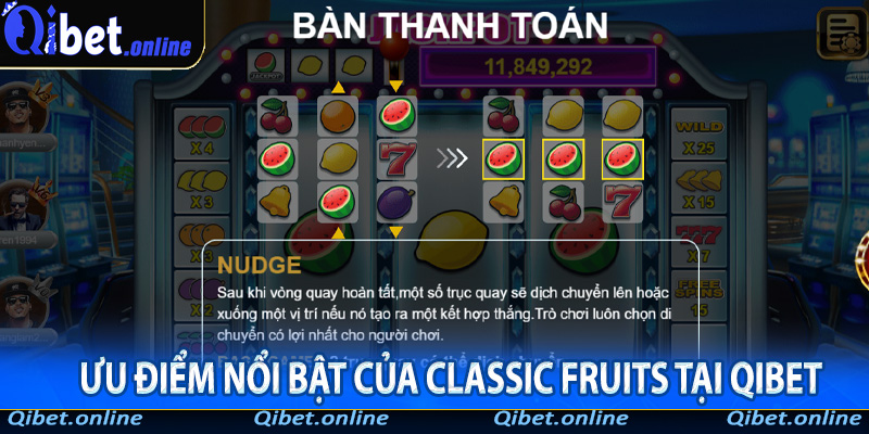 Mẹo và chiến thuật chơi Classic Fruits hiệu quả